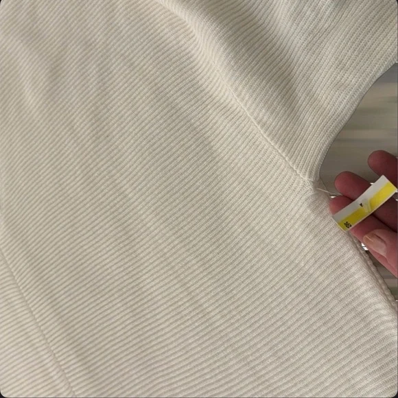 NEW 1. STATE Balloon Sleeve Ribbed Sweater in Antique White XL NWT - Picture 10 of 11